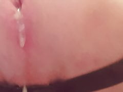 cum dripping from ass after anal fuck