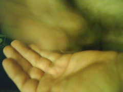Cum and eat by a tree