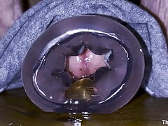 Super CLOSE UP in High Quality - MASSIVE CUMSHOT & Fucking SEX TOY
