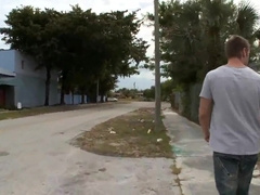 Watch this tight-bodied dude get his ass drilled hard by a hot babe