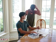 The Tutor - Heath Halo Tutors Jordan Haze on Math and Anatomy, Jordan Is Being Bratty and Gets His