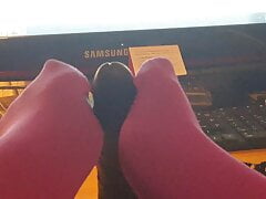 Dildo Footjob