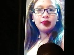 Cum in her face...