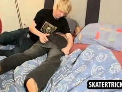 Super-Naughty Skater Grizzly Gets His Cute Rump Spanked Rock-Hard