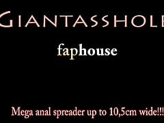 Mega anal spreader openeing my asshole to the max!