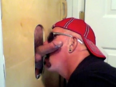Two Buddies Get a Gloryhole Suck Off