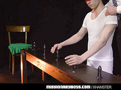 blinded Missionary boy Gets His caboose Pounded