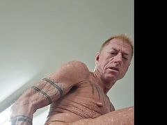 Locker room strip and dildos for show
