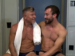 Mike Gaite - Gay And Mike Bends Over In Backstage
