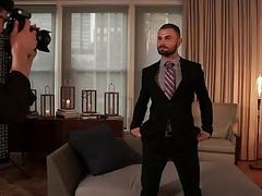 Two Doms share this bottom's body