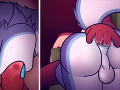 Gay submissive male, male moans, toilet