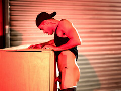 Muscular blokes are having the best time sharing anal