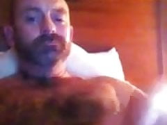 Hot horny hairy wanker