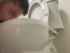 I Go Into A Gas Station Toilet And Lick And Suck The Toilet And The Floor