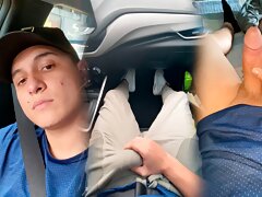 the uber gets hot and I invite him to my house