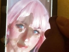 Cute girl cum tribute 1