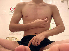 Ass hole, spunk, restroom