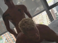 Sean Maygers & Johnny V are fucking on all fours HARD