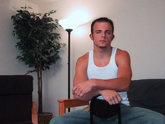 Jake looks bored but cums like a true fucking expert