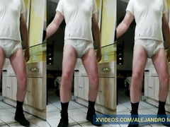 Pillow-Biter movie nylon trunks semi-swell bone Alejandro Mistral