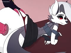 Loona from Helluva Boss being Pounded