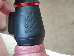 Pumped Cock with toy