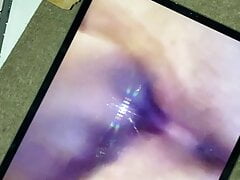 Tribute to masturbating woman