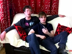 EUROPEAN MAN GONZO - Young Europeans like Danny Star and Shayne Green bum pulverize