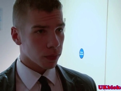 Tattooed Brit Facialized By Uk Jock - Will Helm And Paul Walker