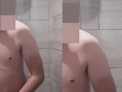 Working man, european twink, boys locker room
