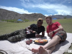 Scorching beau roll flop and pop-shot