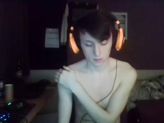 Orange Headphones