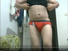 Hairy Turkish guy enjoying himself with a big cock