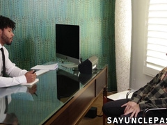 Tony Genius offers his ass to Derek Allen to help him release stress