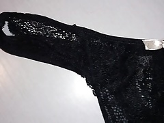 my black used dirty thong