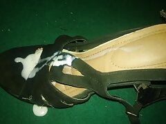 my first time cumming on a heel.