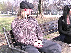 powerful blonde guy is seduced into gaysex