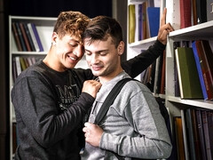 Dudes get caught being naughty in the library