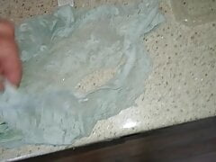 Tasting gf's dirty panties