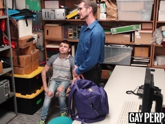 Young delinquents dad sucks officers BBC for sons freedom