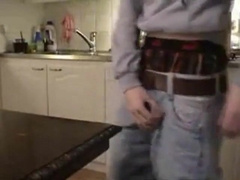 Lad Sagger Shoots a Blast on the Table