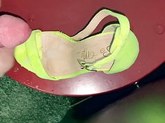 Soaking my gfs high heel