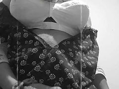 Indian hijabi aunty masturbation and huge boobs