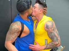 Latino-man, ass-to-mouth, muscular-body