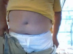 Grandpa Stroking on Webcam