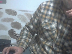 Muscle Turkish Father Finishes off