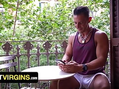 At The Dazzling Streets Of Barcelona, Jax Is Scouting For Young Twinks With Cock-cravings