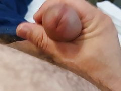 Amatuer close-up cumshot