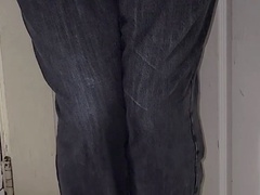 MsBottomHalf ties me up and punishes me by making me stand in the corner without bathroom breaks! I end up showering in my clothes.