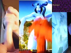 Cum Tribute to Nylarayn (Draenei, World of Warcraft)